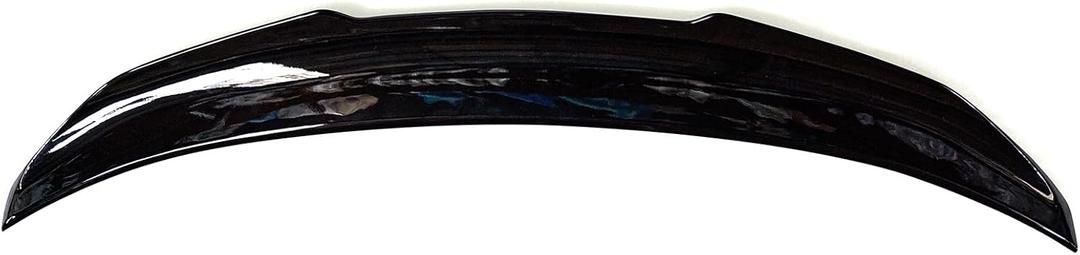 KHK Spoiler Compatible with 2014-2024 Infiniti Q50, Glossy Black Car Rear Trunk Tail Spoiler, PSM Style Rear Wing Fits for Infiniti Q50 Sedan & Q50S Sedan