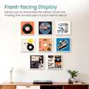 12-Inch Clear Acrylic Vinyl Record Shelf Wall Mount, 8-Pack Floating Album Display for Vinyl Records, Books, and Dcor  Perfect for Living Room, Bedroom, Bathroom, or Kitchen,