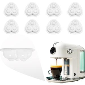 Appliance Sliders - Self-Adhesive Furniture Movers for Kitchen Appliances, Air Fryers, Trash Cans - 360 Swivel Mini Rollers for Easy Moving & Smooth Glide (Nylon, 8)