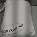 White Duvet Cover Queen Size, 100% Sandwashed Cotton Soft Queen Duvet Cover Set 3 Pieces with Zipper Clousre & Corner Buttons (White, Queen 90 x 90)