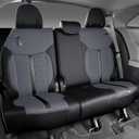 Custom Fit Sienna Seat Covers for 2021-2026 Toyota Sienna 7-Seat XLE XSE Woodland Limited Platinum [Ottoman Not Covered], Waterproof Faux Leather Full Set Airbag Compatible (Black+Grey)