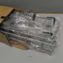 Over the Door Hanging Shower Caddy: Rustproof Hanging Organizer over the Door - No Drilling Bathroom Rack for Inside Shower Chrome