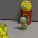 Smiski Dreams Glow in The Dark Figure, Museum Series, Random Style, 1 Pack