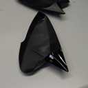 1Pair Side Mirror Cover Rear View Mirror Cover Trim For Hyundai Veloster 2012 2013 2014 2015 2016 2017 Gloss Black