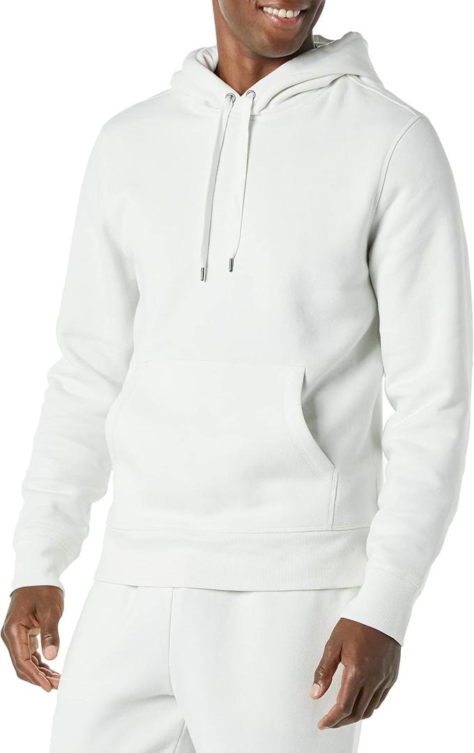 Amazon Essentials mens Pullover Sweatshirt Hoodie (XX-Large, White)