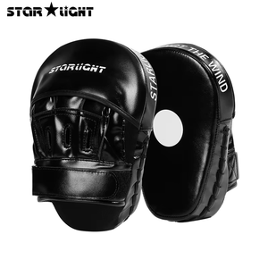 Curved Boxing Pad Muay Thai Hand Target - Thickened Earthquake-resistant Focus Punching Mitts PU for Sanda Kickboxing Training