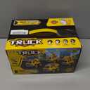 4-in-1 Take Apart Car Toys for Boys, DIY Engineering Construction Truck Toy Vehicle - Dump Truck, Cement Mixer, Excavator, Crane, Kids Building Educational Toy Gift for Age 3 4 5 6 7 8 Year Old Girls