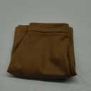 Simplee Women's High Waist Faux Suede Mini Bodycon Skirt (4-6, Brown)