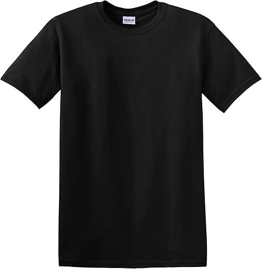 Gildan Black T-Shirt, Size 2XL