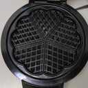 Mueller Heart 5 Waffle Maker, Waffle Iron, Adjustable Browning Control & Nonstick, Cool Touch Handle, Easy to Clean, Small Kitchen Appliances