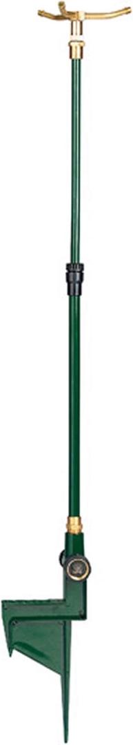 Orbit 2 Pack Adjustable Brass 3-Arm Telescoping Lawn Sprinkler with Step Base