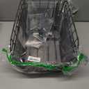 Rear Bike Basket - Large Bicycle Rear Basket with Cargo Net and Waterproof Cover, Wire Bike Baskets Rear Large Capacity (NO Bike Rack Include)