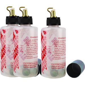 Pack of 3, Plastic Alcohol Torch Burner Lamp Light Lab Equipment Instrument for Dental Jewelry Sculpture