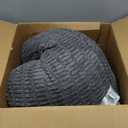 Blissful Diary Reading Pillow, Large Backrest Pillow with Shredded Memory Foam for Adult & Children, Designed for Bed and Couch Sitting Up, Includes Arms, Pockets and Washable Cover, Dark Gray