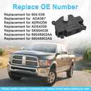 WMPHE 604-038 HVAC Blend Door Actuator Compatible with 2009-2010 Dodge Ram 1500, 2010 Dodge Ram 2500 3500, 2011-2012 Ram 1500 2500 3500 4500 5500
