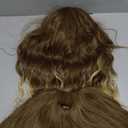 RightOn Blonde Wig for Men Beard Wig for Cosplay Long Curly Wigs Ash Blonde Wigs Hairnet Include