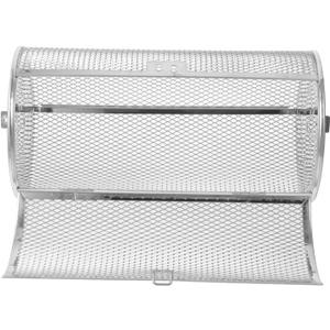 Stainless Steel Electric Oven Grill Basket Rotating Baking Cage Buckle Design for Even Heating Multi-use Kitchen Accessory for Air Fryer Roasting