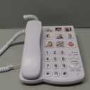 Landline Phones for Seniors - Corded Home Phone for Seniors,9 Big Photo Buttons & One-Click Dialing-Dementia Landline Phone for Senior Alzheimers,for People with Visual,Hearing & Memory Impairments