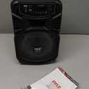 Pyle Portable Bluetooth PA Speaker System-300W Rechargeable Indoor/Outdoor Bluetooth Speaker Portable System w/ 8 Subwoofer 1 Tweeter, Microphone in, Party Lights, MP3/USB, Radio, Remote PPHP834B