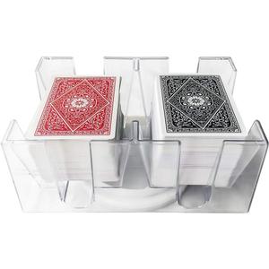 Yuanhe 6 Deck Revolving Rotating Canasta Playing Card Tray