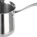 IMEEA Turkish Coffee Pot SUS304 Stainless Steel Coffee Maker for Briki Greek & Arabic Cezve Ibrik (20oz)