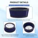 AHL Air Filter Cleaner 29244-08 HD-0818 Compatible with Harley Road King 2008-2015,Street Glide 2008-2015,Tri Glide 2009 2010 2011 2012 2013 2014 2015 2924408 HD0818