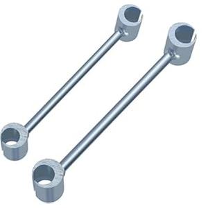 New Hinges Gap Adjusting Wrench, Door Hinge Adjustment Tool,Door Hinge Repair Spanner Adjustable Wrench Tool, Upgrade Steel Double-head Door Hinge Repair Spanner Key for Round Bolt Standard Gauge(1PC)