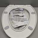 Jool Baby Quick Flip Toilet Seat with Built-in Potty & Splash Guard for Toddler Training, Slow Close (Elongated)