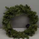 JOYIN 24'' Pre-Lit Christmas Wreath with Warm Lights, Large Lighted Christmas Wreaths for Front Door, Windows, Living Room, Xmas Indoor & Outdoor Holiday Decorations, Battery Operated