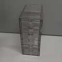 Acrylic Makeup Organizer with 19 Drawers, 4 Pack Clear Storage Drawers, Bathroom Makeup Organizer for Palettes, Cosmetic, and Beauty Supplies,Ideal for Vanity, Cabinet,Desk Organization