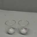 Bodum 8oz Pavina Double Wall Glasses, High Heat Borosilicate Glass, Set of 2, Clear