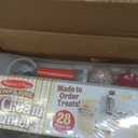 Melissa & Doug Wooden Scoop & Serve Ice Cream Counter, Pretend Play Store, 28 Toy Food & Play Kitchen Accessories, Preschool Toys for Girls & Boys 3+