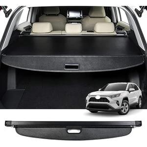 Deluden Retractable Cargo Cover Compatible with Audi A4 allroad 2017-2025 Shield Security Shade Privacy Screen Tonneau Luggage Cargo Trunk Organizers