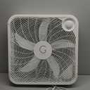 Genesis 20" Box Fan, 3 Settings, Max Cooling Technology, Carry Handle, White (G20BOX-WHT)