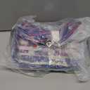 FOCO NBA Team Logo Stripe Clear Crossbody Bag, Retro Print Pack of 2