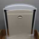 Dog Door for Wall, Steel Dog Door with Telescoping Tunnel, Weatherproof Pet Door with Two Sliding Lock Panels and Magnetic Flaps, Easy to Install, White, Large