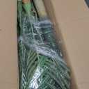 6ft Tall Triple Golden Cane Palm Artificial Tree Large Tropical Palm Tree UV Resistant Fake Plant in Pot for Indoor Outdoor Big House Living Room Outside Patio Office Home Decor 1Pack