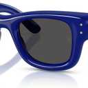 Ray-Ban ASAP Rocky RB4940 Wayfarer Puffer Square Sunglasses (Blue)