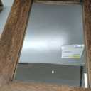 YOSHOOT Rustic Wooden Framed Wall Mirror, Natural Wood Bathroom Vanity Mirror for Farmhouse Decor, Vertical or Horizontal Hanging (26" x 18", Brown)