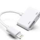 Apple Lightning to HDMI Adapter, Digital AV Audio Dongle, 1080P Sync Screen Cable for iPhone, iPad, iPod to TV/Projector/Monitor, MFi Certified Video Converter