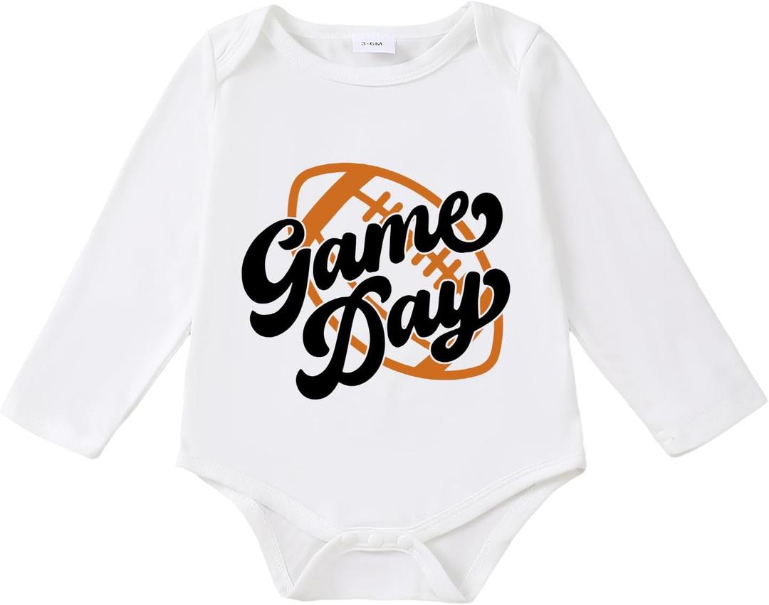 NZRVAWS Newborn Baby Boy Clothes Outfits Letter Prined Romper Pants Set Infant Baby Boy Clothing 0 3 6 9 12 18 Months (White)