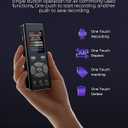 New 64GB Digital Voice Recorder Voice Activated Recorder for Lectures Meetings Audio Noise Reduction Dictaphone Recording With voice-activated recording, segmented recording, timed recording, outgoing