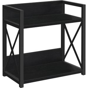 YINMIT Countertop Shelf Organizer,Coffee Bar Accessories,Spice Rack,Coffee Counter Shelf,2 Tier Coffee Organizer Station for Mugs,Cups,Cream,Syrup(Black, Large)