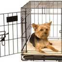 K&H Pet Products Self-Warming Crate Pad, Warming Dog Crate Bed, Machine Washable Dog Crate Mat, Tan X-Small 14 X 22 Inches