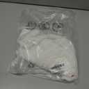 Women's Long Sleeve Floral Lace Top Sexy See Through High Neck Slim Fitted T Shirt Y2k Going Out Sheer Blouse (White, S)