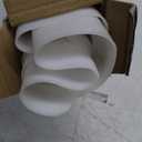 GASAR, Set of 2, Extra Large, Thick, Silicone Mats for Kitchen Counter, Heat Resistant Mats, Countertop Protector, Non-Slip, Easy to Clean, 25 x 17 Inches x 1.4mm, White