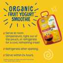 Earth's Best Organic Yogurt Smoothie Pouches for Toddlers 24 Months+, Strawberry Banana, Fruit Yogurt, 4.2 oz Resealable Pouch, Pack of 12 (EXP 08/01/26)