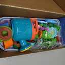 Marlrin Montessori Flower Garden Building Toy for Toddlers, Gardening Set with Watering Can, Shovel, Rake, Shape & Color Sensory Toys, Toddler Summer Outdoor Toys,Preschool Gift for Baby Girls Boys