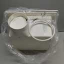 12" Ultra Quiet Bathroom Exhaust Fan with 6500K LED Light, 1.0 Sone 120 CFM, 10x10 Mount, 1500 LM Ceiling Ventilation Fan, Energy Efficient (6500K LED-W)