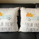 FUTEI Brown Chenille Throw Pillow Covers 18x18 Inch Set of 2,Edges Double-Stitched Cushion Cases, Modern Home Decor for Couch Living Room